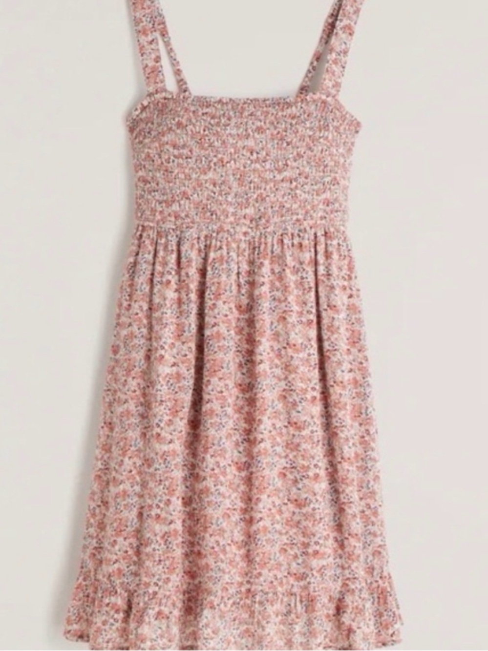 Abercrombie & Fitch floral smocked mini dress size XS petite